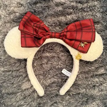 릴린링 머리띠 리본 화이트 크리스마스 2025