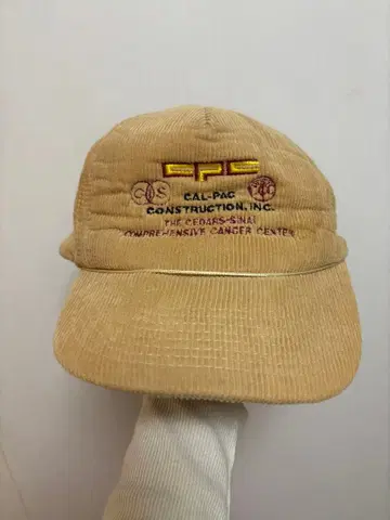 CAL-PAC 코듀로이 캡