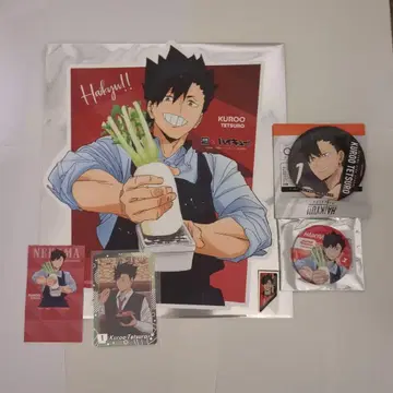 하이큐!! 쿠로오 테츠로 오오토야 비주얼 보드 캔뱃지