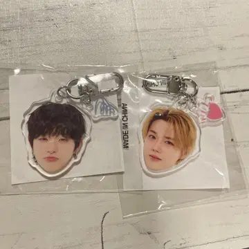 아이돌 얼굴 키링 2개 세트