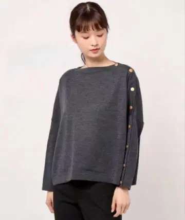 새상품급! 트래디셔널 웨더웨어 골드 버튼 니트 BMB