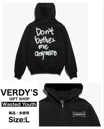 VERDY Wasted Youth 집업 스웨트 후디 L 사이즈