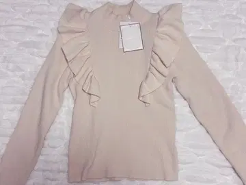 미셸 마카롱 니트 상의 긴팔 양산형