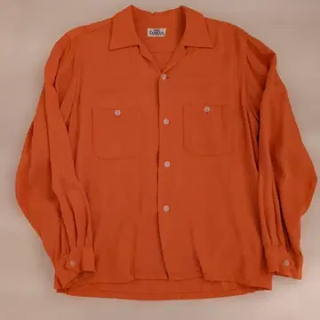 CAMPUS 레이온 개버딘 오렌지 50s