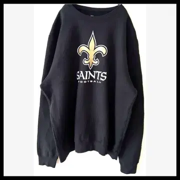 NFL SAINTS FOOTBALL 맨투맨 트레이닝복 XL 블랙