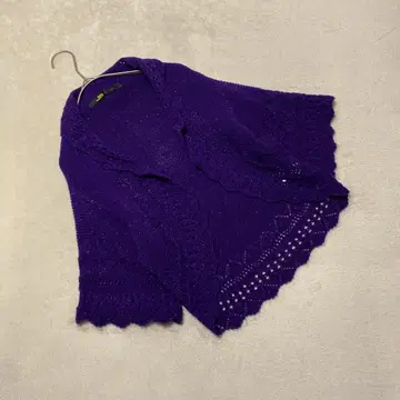 OA2789 [레이빔즈] 가디건 [F] 랩 라메 가운 레이스 오분 소매