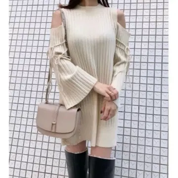 스나이델 미니 니트 원피스