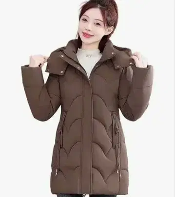 CC I I N E 브라운 다운 자켓