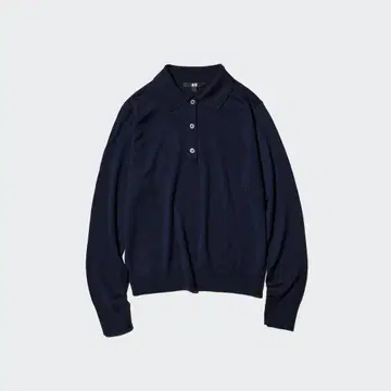 유니클로 메리노 폴로 스웨터