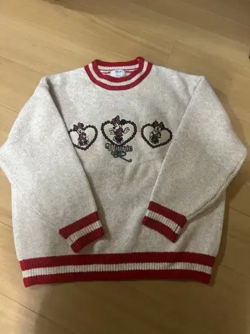 MOUSSY 디즈니 미니 긴팔 니트