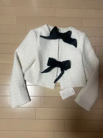 MOTF 화이트 노카라 자켓 S