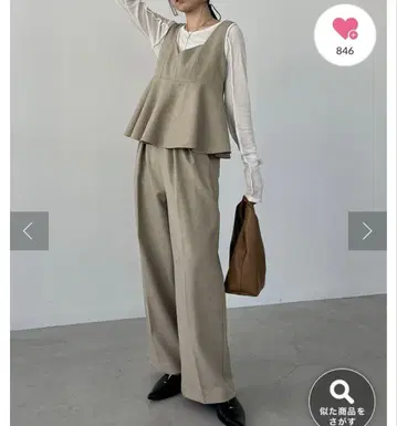 택 포함 새상품 카프리슈 마쥬 페플럼 상의 마블&턱 팬츠