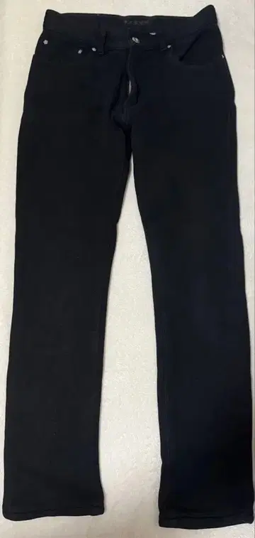 디스커버드 DISCOVERED 블랙 스키니 맨투맨 팬츠