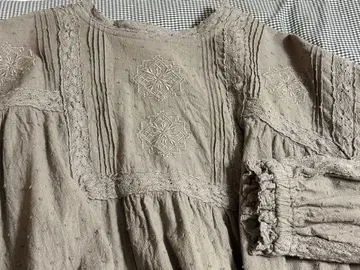 도트 도비 레이스 원피스 사만사 모스모스 used