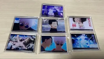 주술회전 아크릴 블록 7개 세트