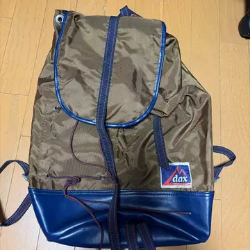 dax 플랩 백팩 브라운/네이비