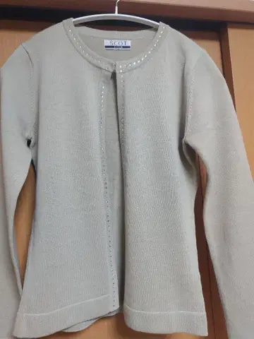 SCOT CLUB 비쥬 가디건 터틀넥 앙상블 9호