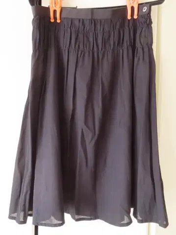 마가렛호웰 플리츠 스커트 (블랙)