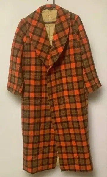 쇼와 레트로 울 가운