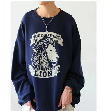 새상품 안티카 애니멀 칼리지 로고 쭈리 트레이닝복 라이온