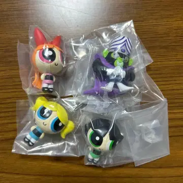 파워퍼프걸 피규어 컬렉션 전 4종 가샤폰