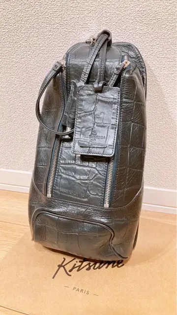 PELLE MORBIDA 바디백 악어 엠보싱