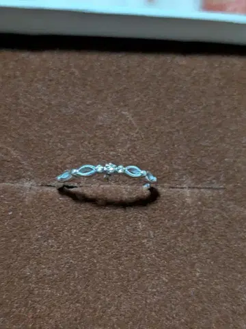 다이아몬드 10K 핑키링