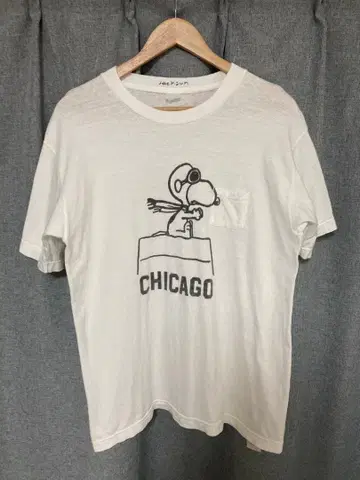 잭슨마티스 CHICAGO T셔츠 스누피 포켓 부착