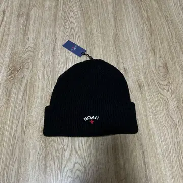 NOAH 블랙 니트 모자