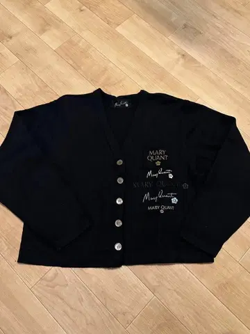 MARY QUANT 블랙 가디건