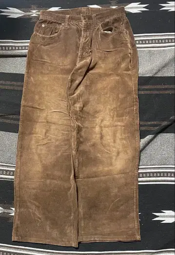 BOBSON 코듀로이 팬츠 브라운