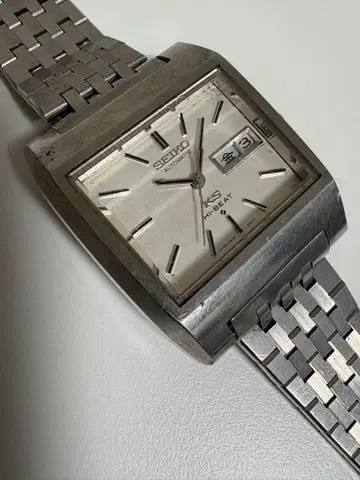 킹세이코 하이비트 SEIKO 자동 와인딩 시계 정품 벨트