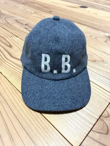 브룩스브라더스 캡 그레이 울 나일론 혼방