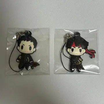 대역전재판 러버 스트랩 2개 세트 나루호도 류노스케 아소기 카즈마