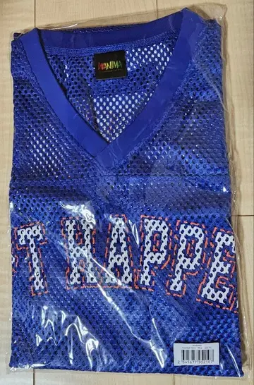 WANIMA 풋볼 셔츠 블루 파랑 L/XL