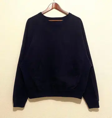 25SS ALONE BIG SWEAT SHIRT NAVY SIZE 2
