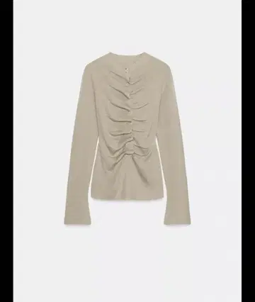 ZARA 드레이프 니트 가디건