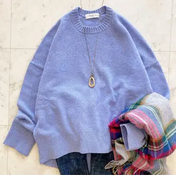 새상품급 투모로우랜드 울 캐시미어 크루넥 풀오버