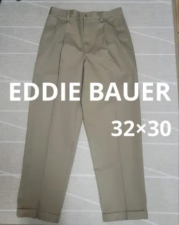 [ 새상품 새상품급 ] EDDIE BAUER 플리츠 슬랙스 32 x 30