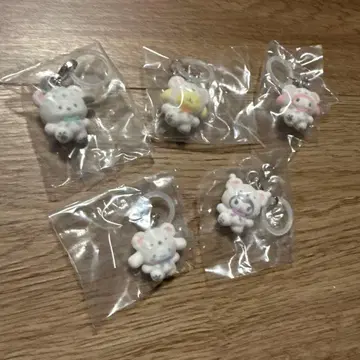 산리오 메지루시 액세서리 포근포근 스노우 5종류