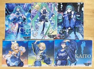 하츠네 미쿠 매지컬 미라이 2025 클리어 비주얼 포스터 6종 세트