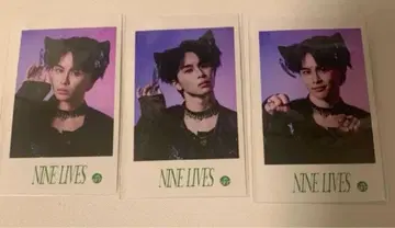 초특급 NINE LIVES 미니 사진 타쿠야 세트