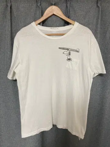 잭슨마티스 서프 T셔츠 스누피 포켓 부착