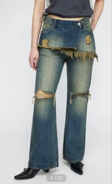 러그아젬 DAMEGE SET 데님 23