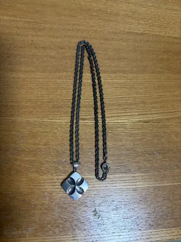 순은 망치 무늬 순은제 액세서리 다나카 토시히로 작 목걸이