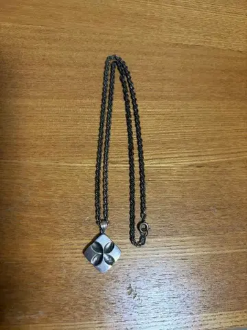 순은 망치 무늬 순은제 액세서리 다나카 토시히로 작 목걸이