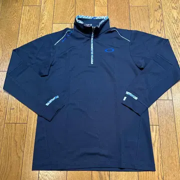 OAKLEY 네이비 하프 지퍼 셔츠