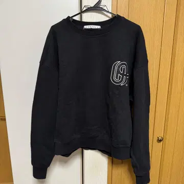 OVERALLTOKYO 트레이닝복 맨투맨 짧은 기장 박스 실루엣