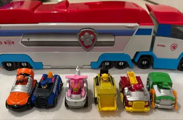 퍼피 구조대 퍼피 패트롤 롤러 & 다이캐스트 차량 6대 세트