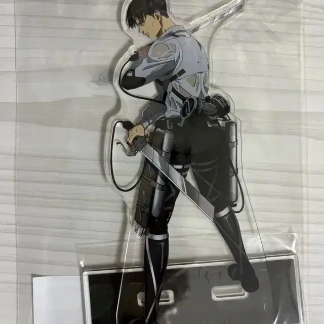 진격의거인 물에 젖은 등 ver 빅 아크릴 스탠드 리바이, 한지